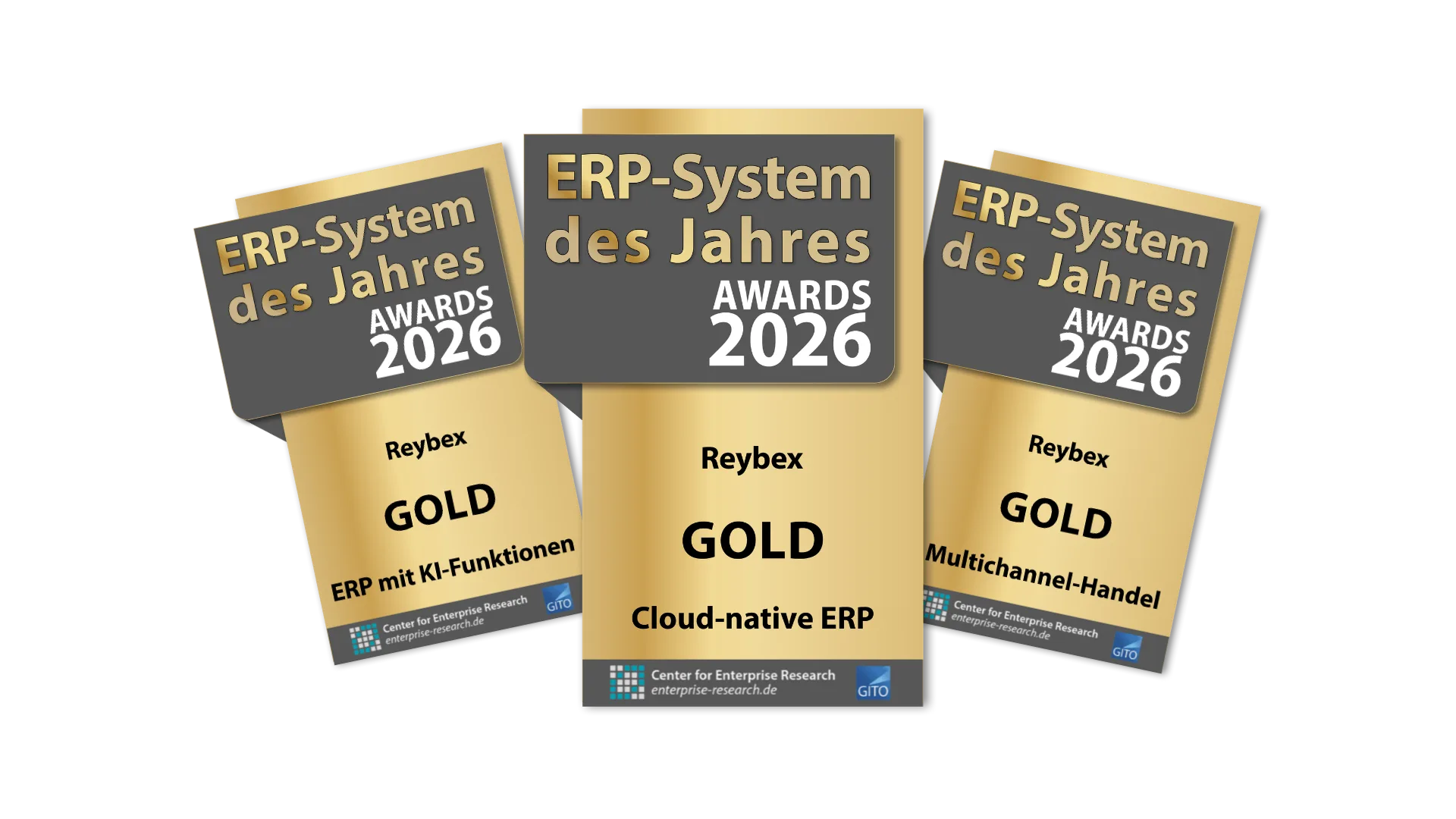 Dreifach Gold Award - ERP-System des Jahres 2026